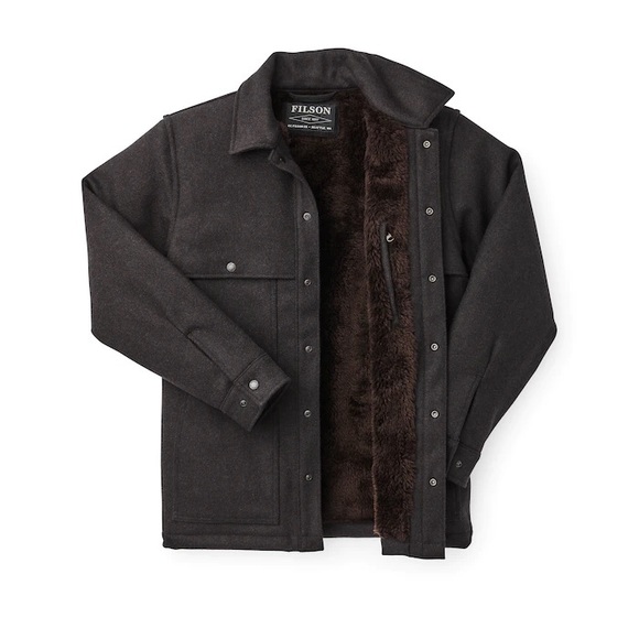 Filson Mackinaw Wool Lined Cape Coat - Picture 4 of 16